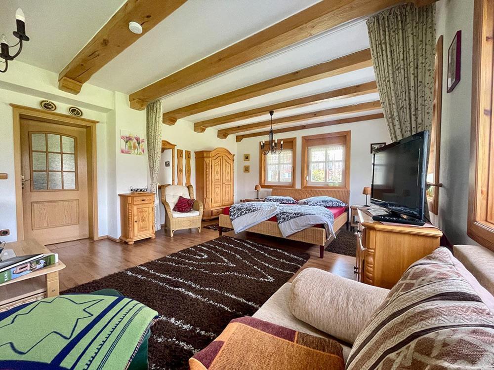 Ferienwohnung Zum Heuschober Burg  Ngoại thất bức ảnh