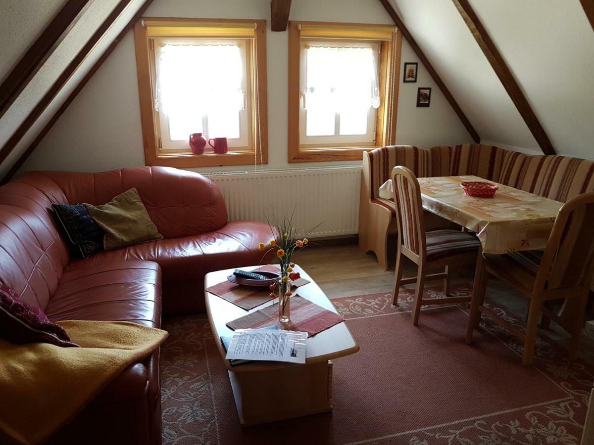 Ferienwohnung Zum Heuschober Burg  Ngoại thất bức ảnh