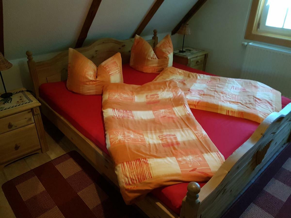 Ferienwohnung Zum Heuschober Burg  Ngoại thất bức ảnh